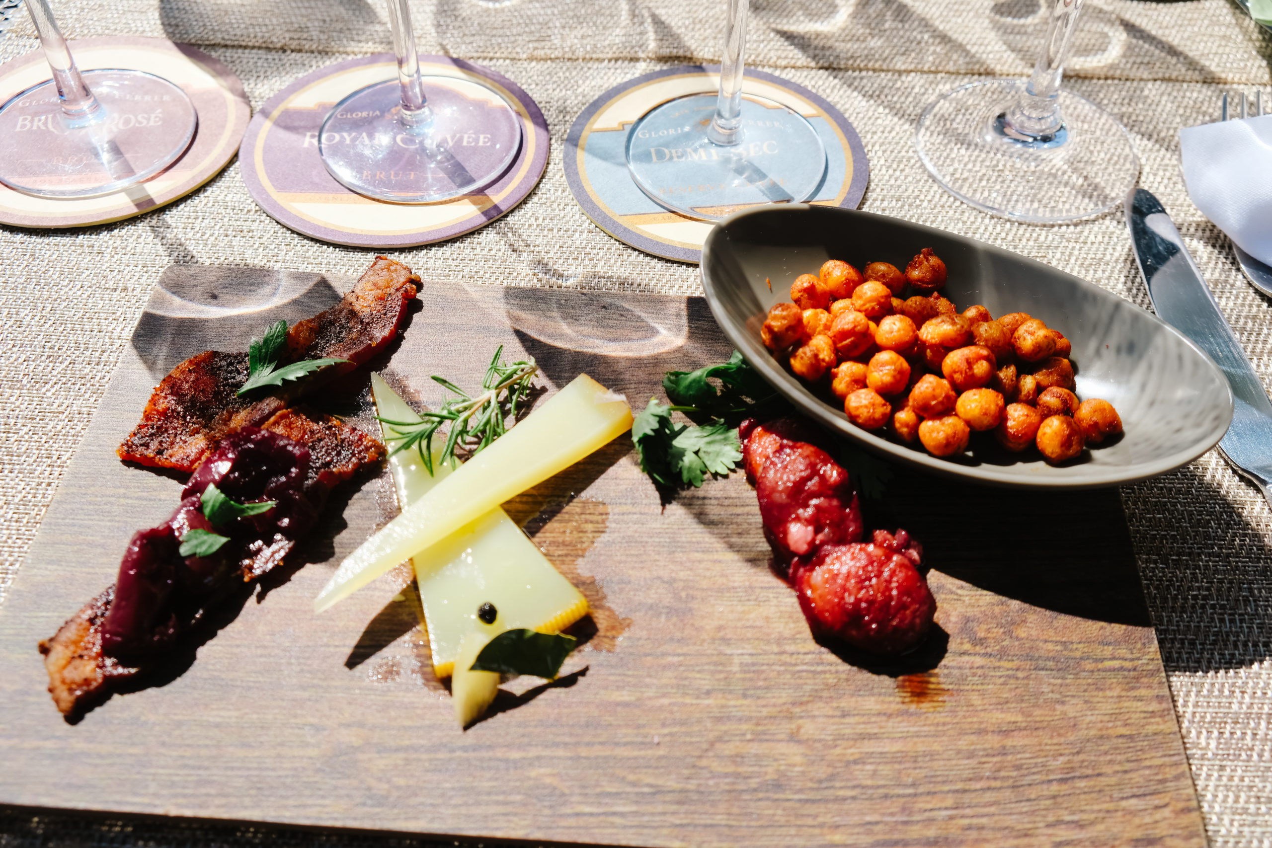 Bubbles and Bites at Gloria Ferrer Winery