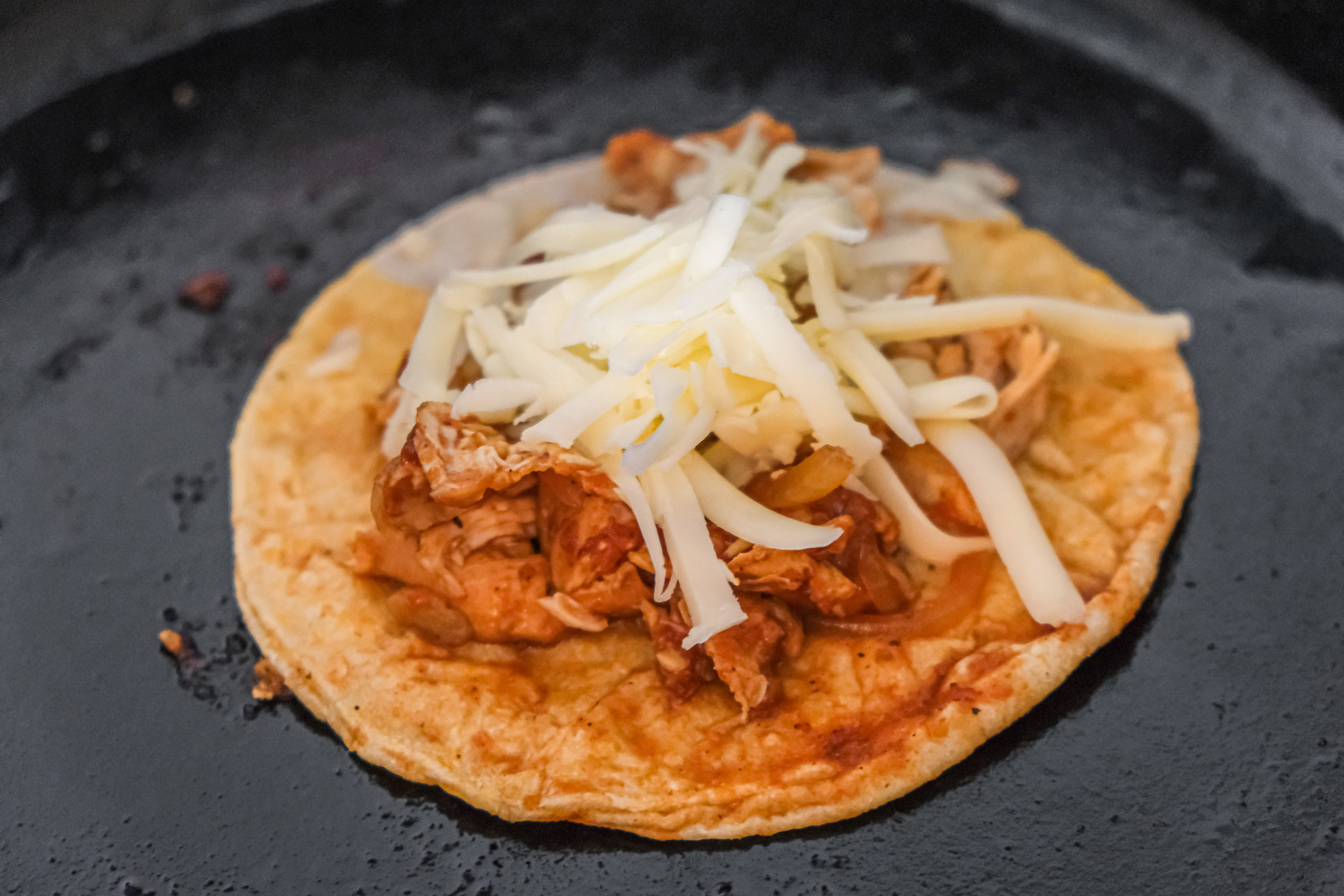 An insanely delicious and easy Chicken Adobo Quesadilla Recipe