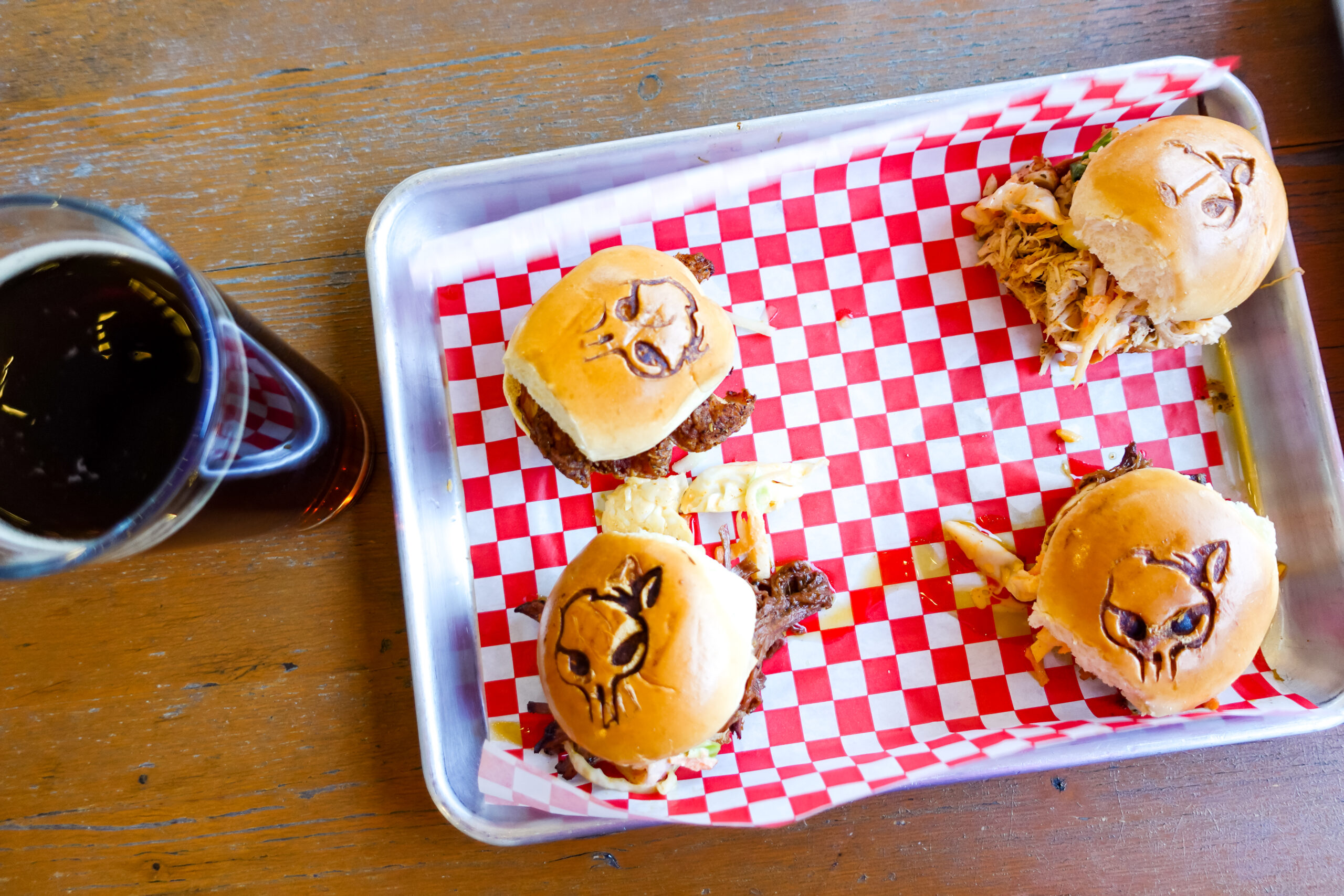 Creative sliders + tacos + beer at River Rat Brewery in Columbia Good